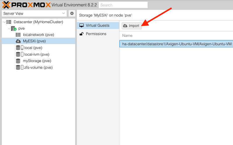 proxmox-import-vm