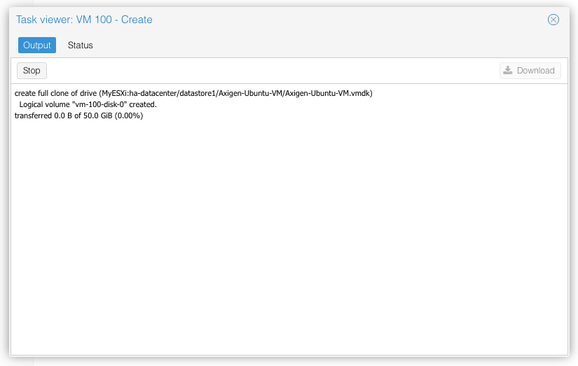 proxmox-vm-importing